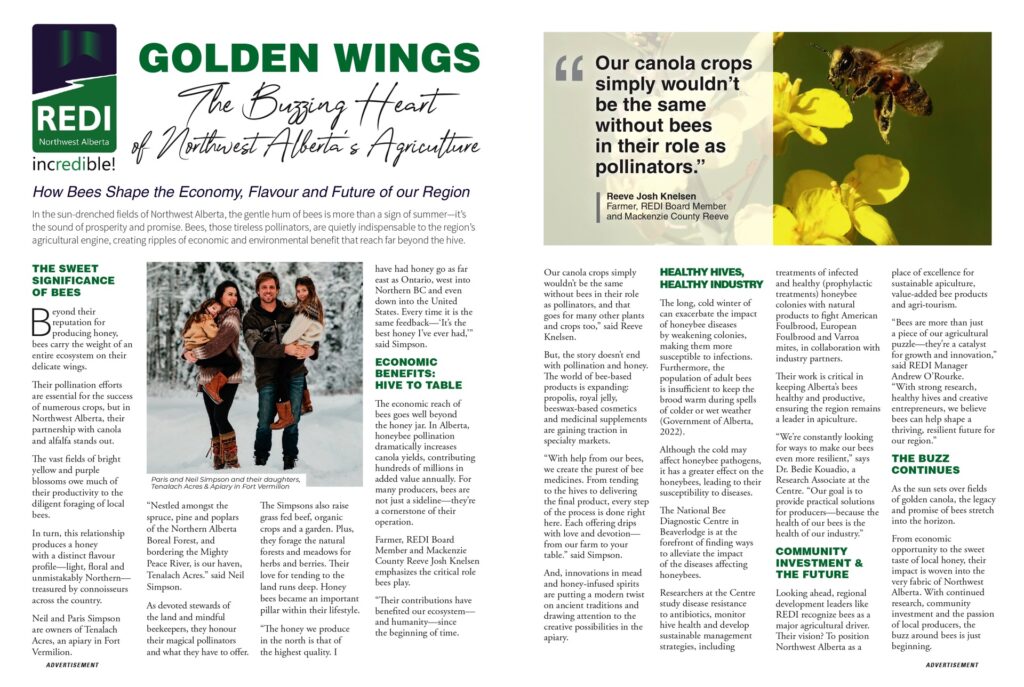 Issue #47 - Golden Wings - The Buzzing Heart of Northwest Alberta's Agriculture